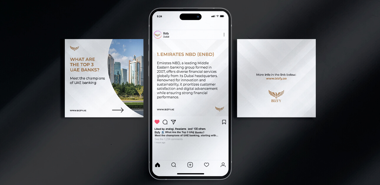 Instagram carousel pre Bizfy